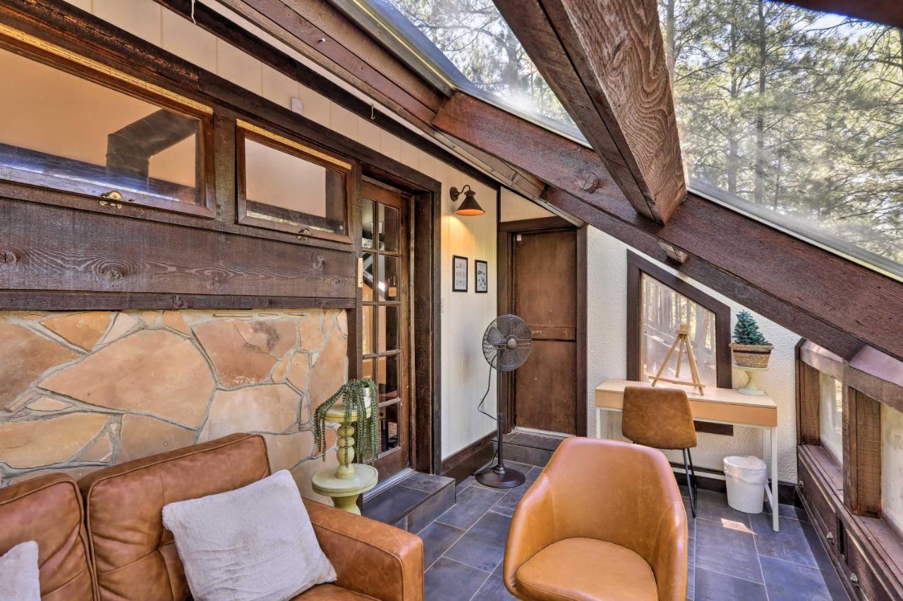 Woodsy Flagstaff Hideaway With Deck And Sunroom! Mountainaire エクステリア 写真