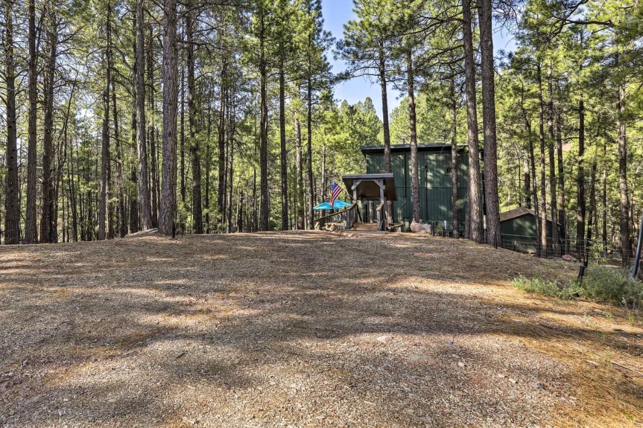 Woodsy Flagstaff Hideaway With Deck And Sunroom! Mountainaire エクステリア 写真